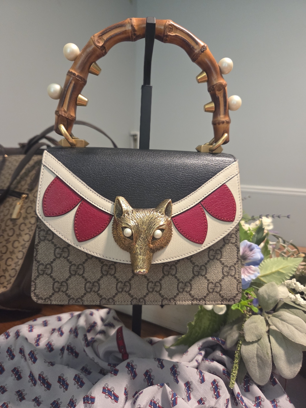 Gucci Supreme Top-Handle Small Bag